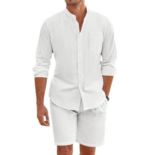 Mens linen rich set shirt - rich,