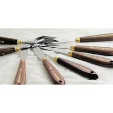 Artists painting wooden handle