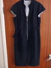 Size 14. Navy zip front Sandra