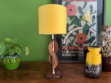 Vintage Teak and Brass Table