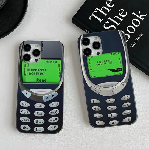 Retro nokia style corrugated - retro,