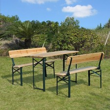 3pcs camping table chair - table,