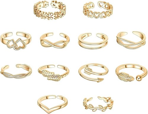 Konpje 12pcs toe rings - toe, for