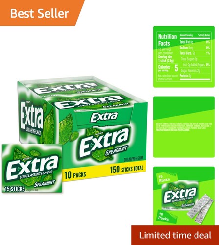 Long lasting spearmint chewing - long-lasting,