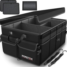 FORTEM Car Boot Organiser Storage Large Black-UK