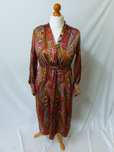 Zara satin feel red - satin, multi