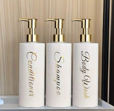 SET of 3 White 500ml Empty