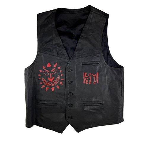 Real leather waistcoat vest - real,