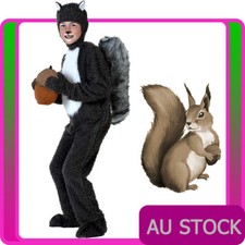 Mens Black Squirrel Costume