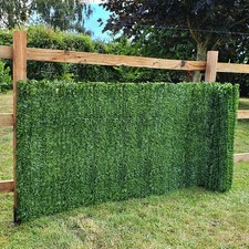 Artificial Hedge Conifer Garden Fence Balcony Privacy Screening Green Wall Cover
