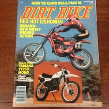 DIRT BIKE JANUARY 1980 YZ80