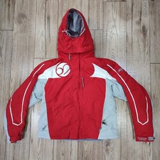 Degre 7 Women's Ski Jacket • Red / Grey / White • 42 UK 14