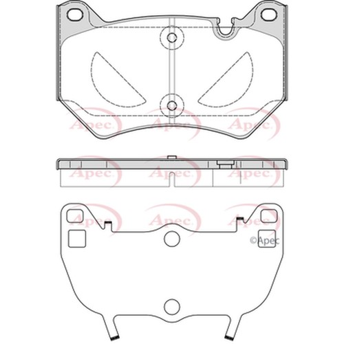 Brake pads set for - for, q5