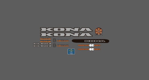 Kona kilauea 1994 decal - kona, set