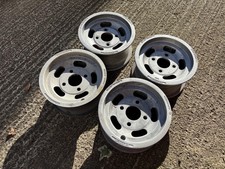 Classic mini Corba TC supaslot 5x10 Alloy Wheel set of 4 For Refurb