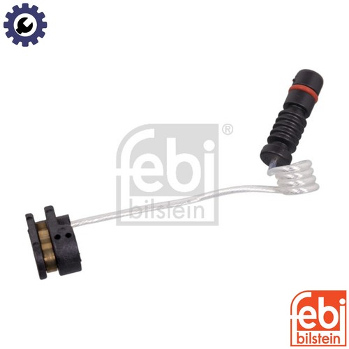 Warning contact brake pad wear - brake,