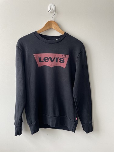 Levi black crew - crew, neck