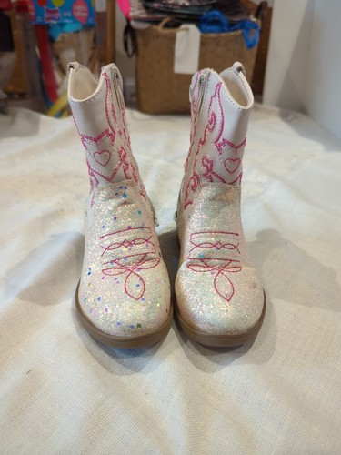 Boots girls sparkly side zip - boots,,