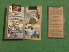 50th Anniversary of the D Day Landings Fifty Pence Commemorative Coin ( 1994 )