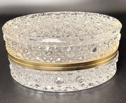 Large antique french crystal - antique,