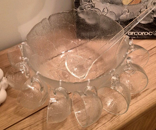 Arcoroc aspen glass punch bowl - glass,