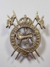 India: 2nd (Gardners Horse) Royal Lancers Volunteers original WW1 Cap Badge.