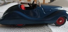 Schuco Akustico Wind Up Car, Replica, Blue, 2002