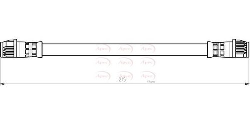 Apec rear inner - hose, for