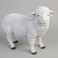 Sheep statue garden - statue, ornaments