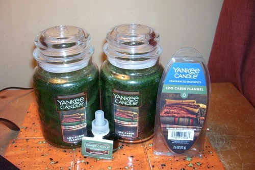 Yankee candle 22oz jars log - jars,