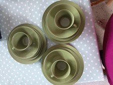 Retro Melaware Melamine Picnic Set Advacardo Green