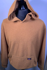 Dickies Mustard Colour Sherpa Style Hoodie - Large  - Very Good Condition