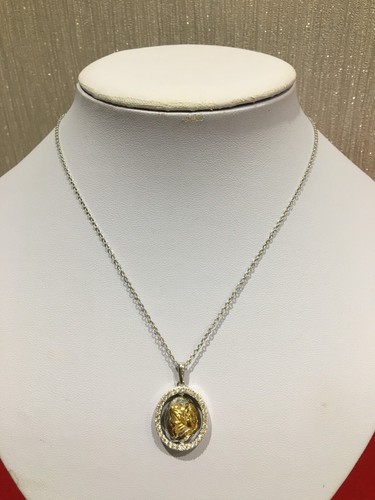 Platinum yellow gold plated - &,