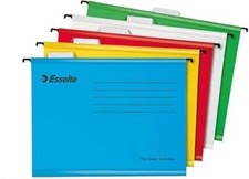 Esselte A4 Reinforced Filing Cabinet Suspension File Assorted Colors Pack of 45