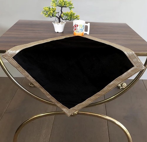 Black velvet altar - black, cloth