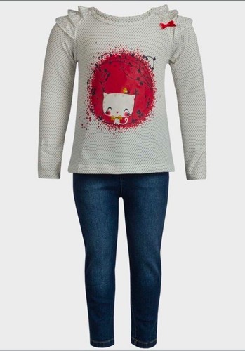 Babaluno girls top plus jeans - babaluno,