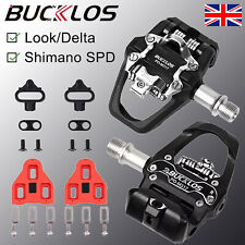 for SHIMANO SPD/LOOK Delta Clipless Pedal MTB Road Indoor Spin Bike 9/16" Cleats