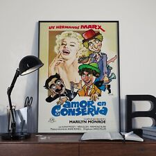 Marilyn Monroe Movie Poster Love Happy Film  Poster Print Picture A3 A4