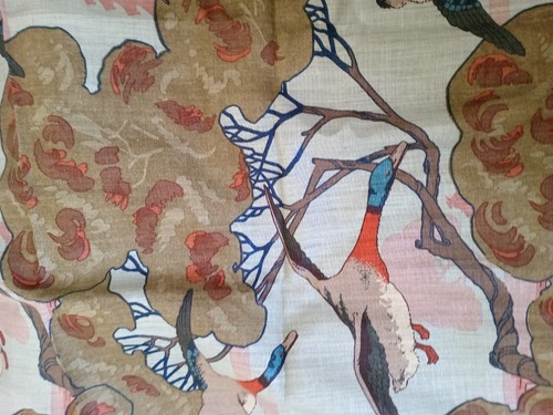Mulberry flying ducks sage - mulberry,