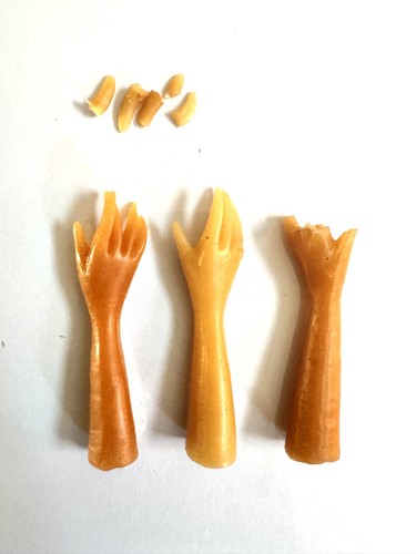 Vintage small wax doll - vintage,
