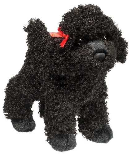 Gigi black poodle dog - black,