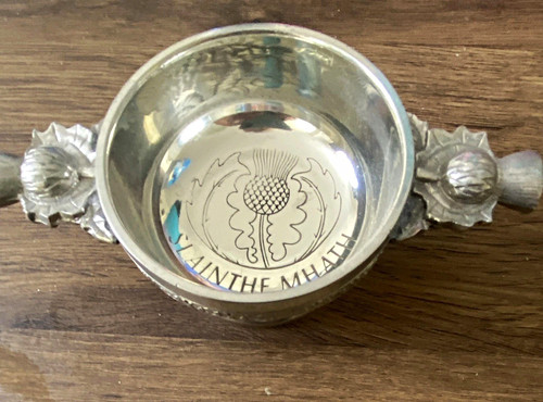 Silver plated quaich - silver,
