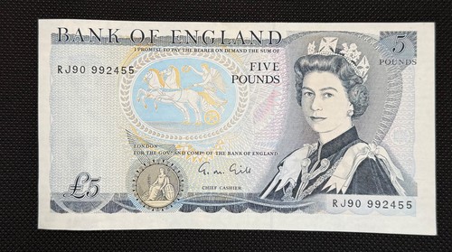 Old bank england five - of,