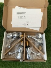 Unused B&Q Newbury Chromed Basin & Bath Taps BR328