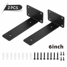 2-6Pcs Heavy Duty Black Cast