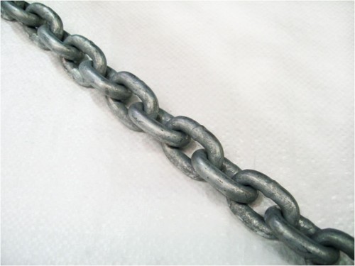 Galvanised short link anchor - short,