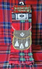 Scottish Kilt Towel Royal Stewart Design
