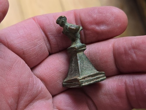 Roman bronze bird figurine - bronze,
