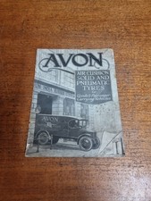 Avon Solid Pneumatic Tyres Sales Brochure Catologue Lorry Truck Goods Passenger