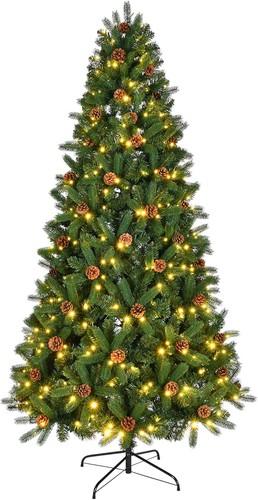 Pre lit 7ft artificial - 7ft,